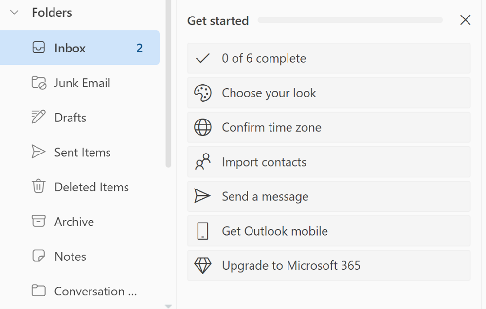 Microsoft365 - 在Outlook网站应用程序中的入门指南