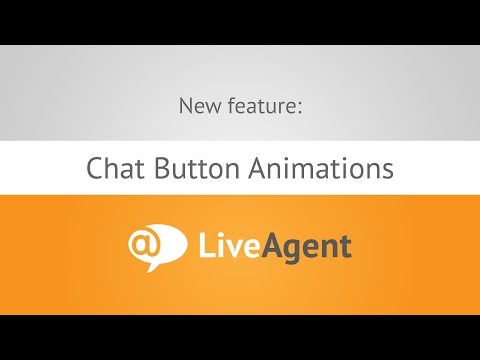 Youtube video: Chat Button Animations | www.liveagent.com