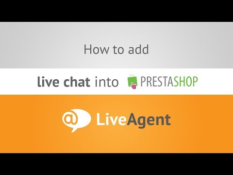 Youtube video: How to add live chat to Prestashop store  www.liveagent.com