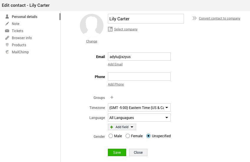 contact-details LiveAgent's contact details