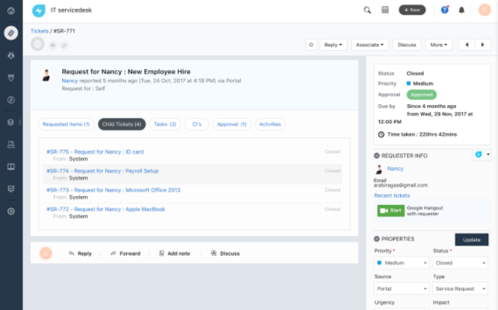 Freshservice Ticketing系统软件