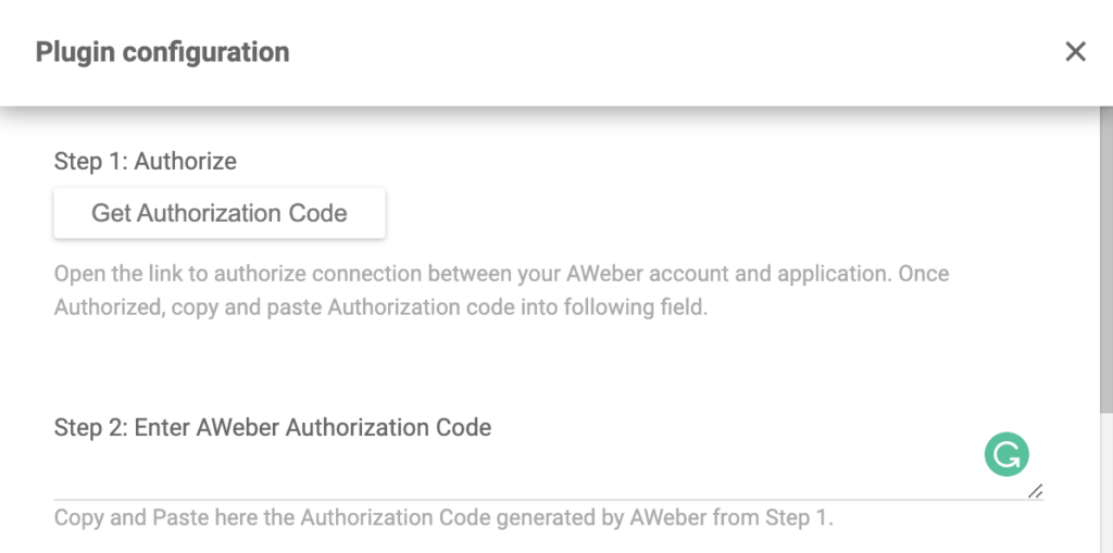 LiveAgent中AWeber插件配置