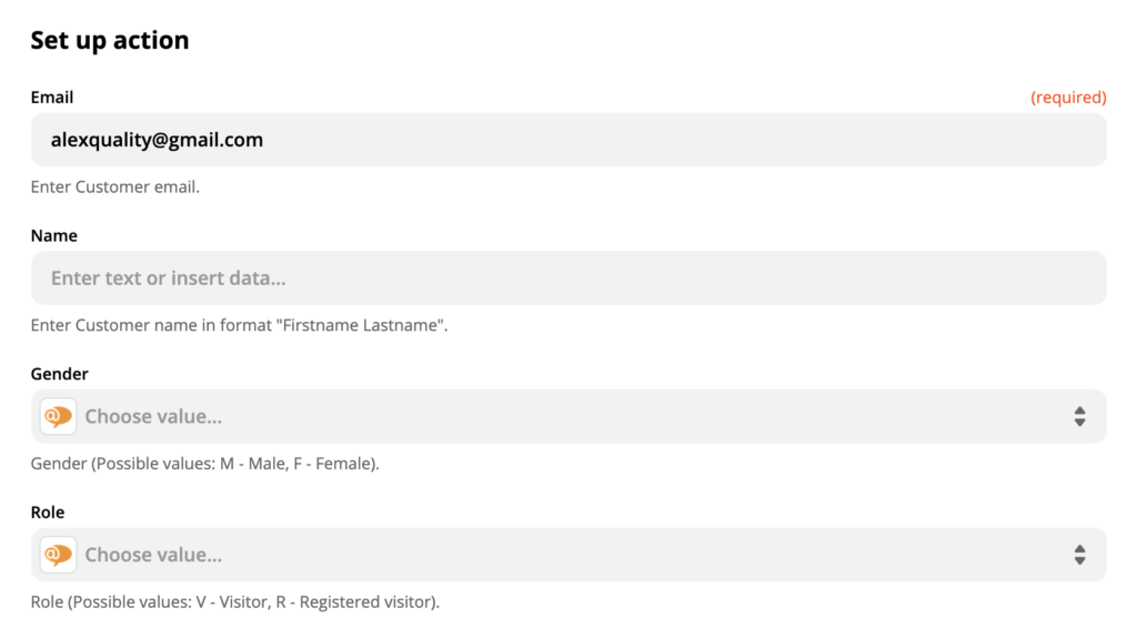 Zapier上LiveAgent指令设置