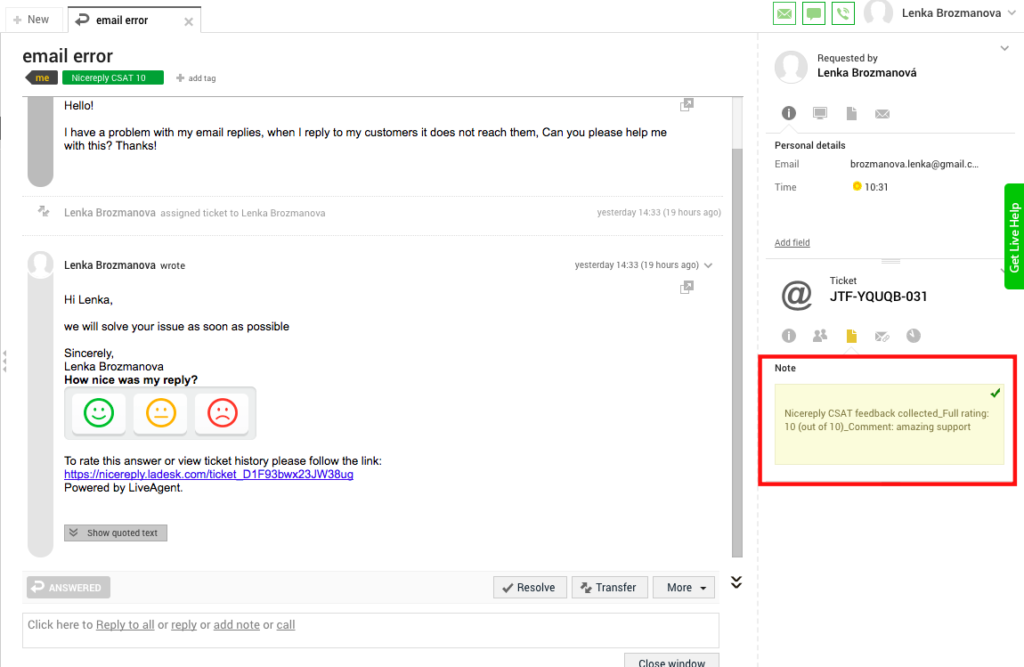 客户-调查-评级-代理-Nicereply