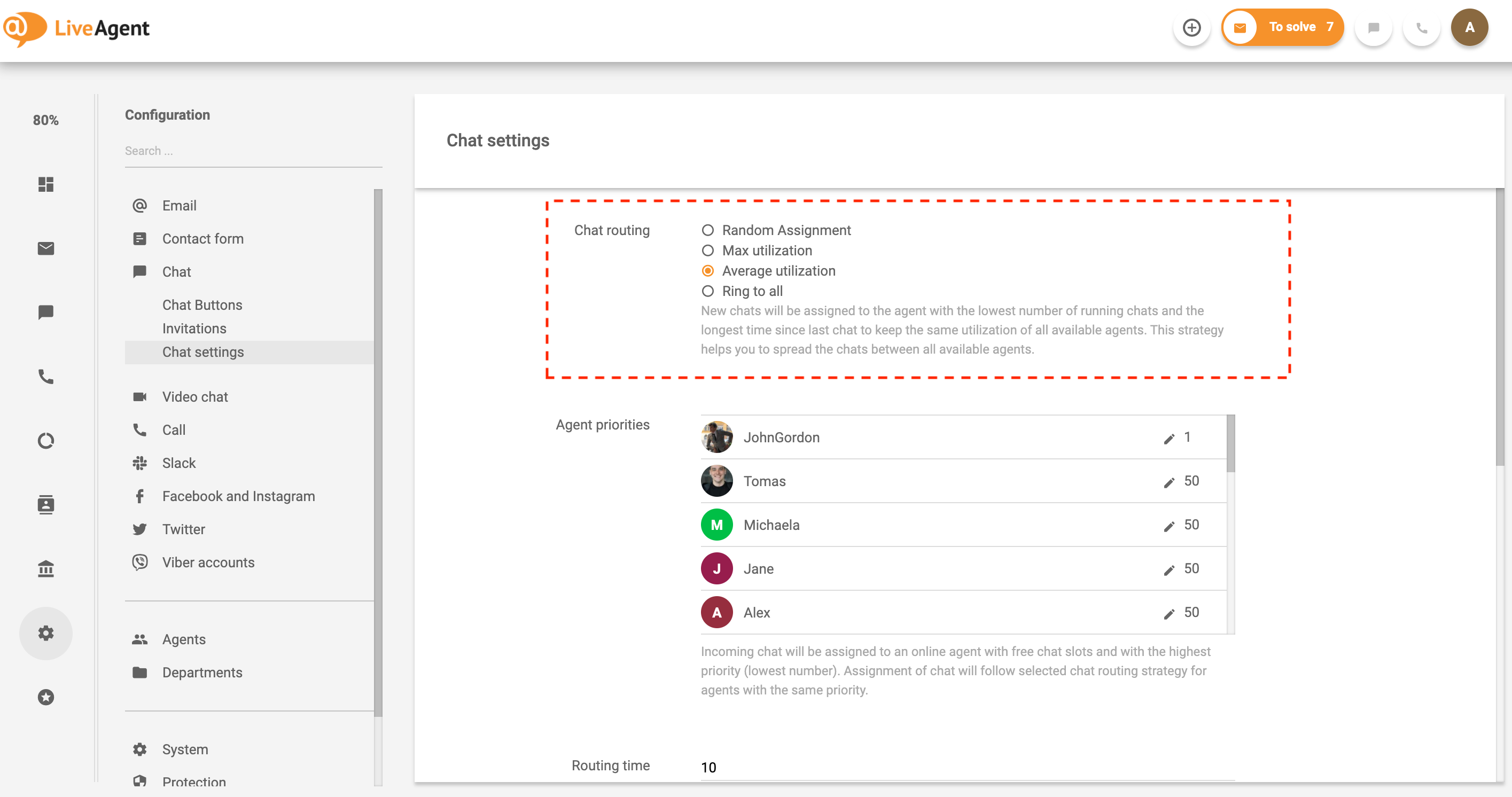 自动-ticket-分配-对话-路由-LiveAgent