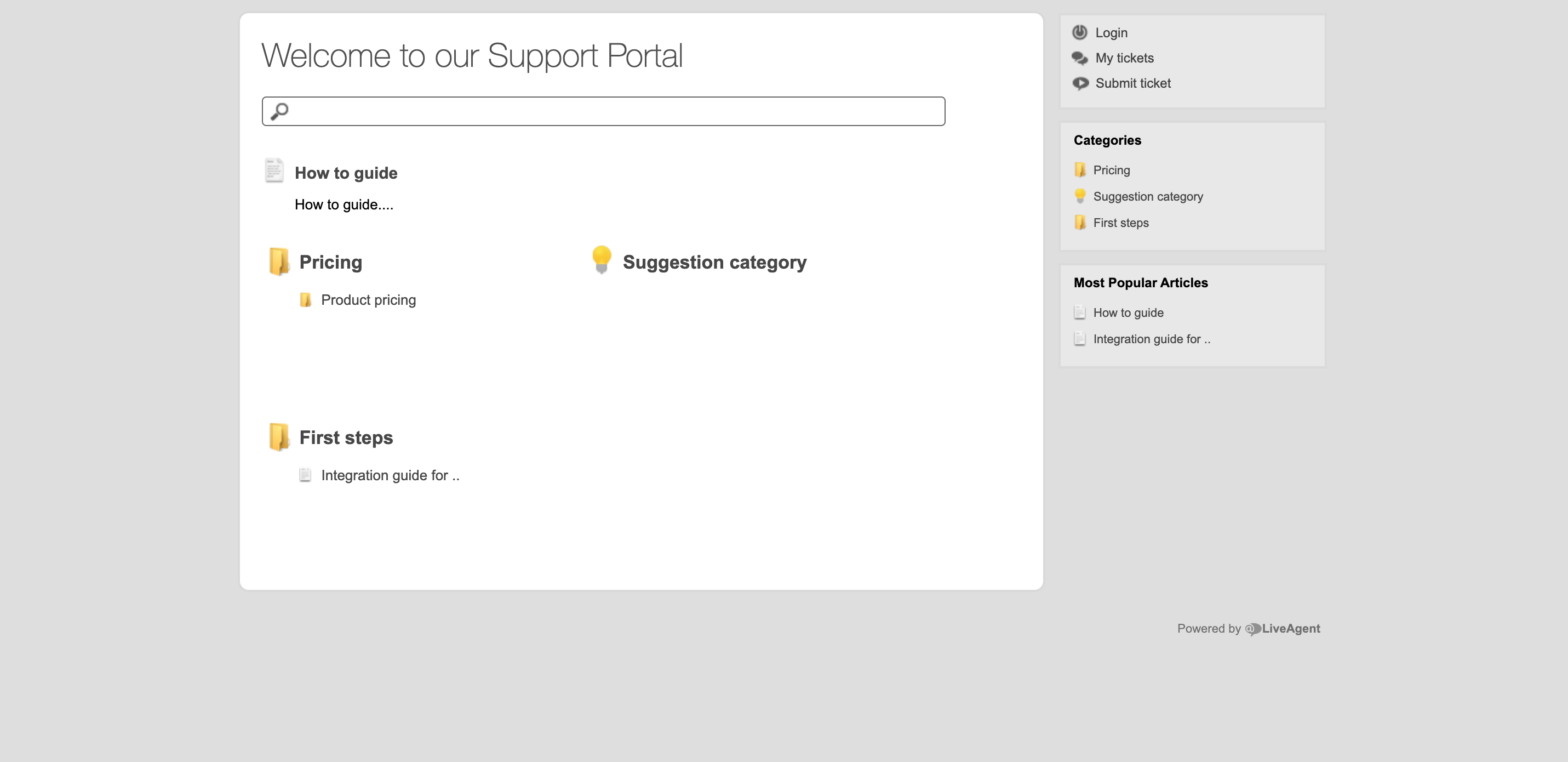 Online knowledge base software