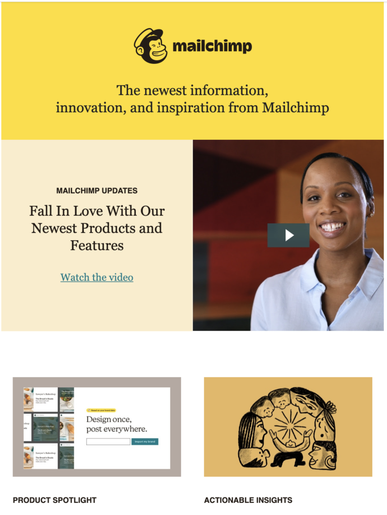 Mailchimp新博客文章模板